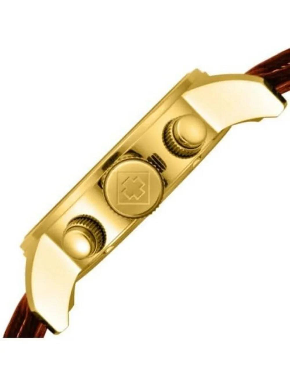 Stylish Men's Left-Handed Quartz Watch with Leather Strap - Perfect for Everyday